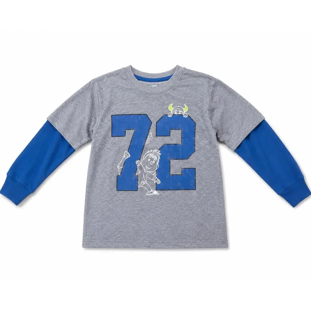 365 Kids from Garanimals Boys Graphic Long Sleeve Layered Tee Shirt Size 6